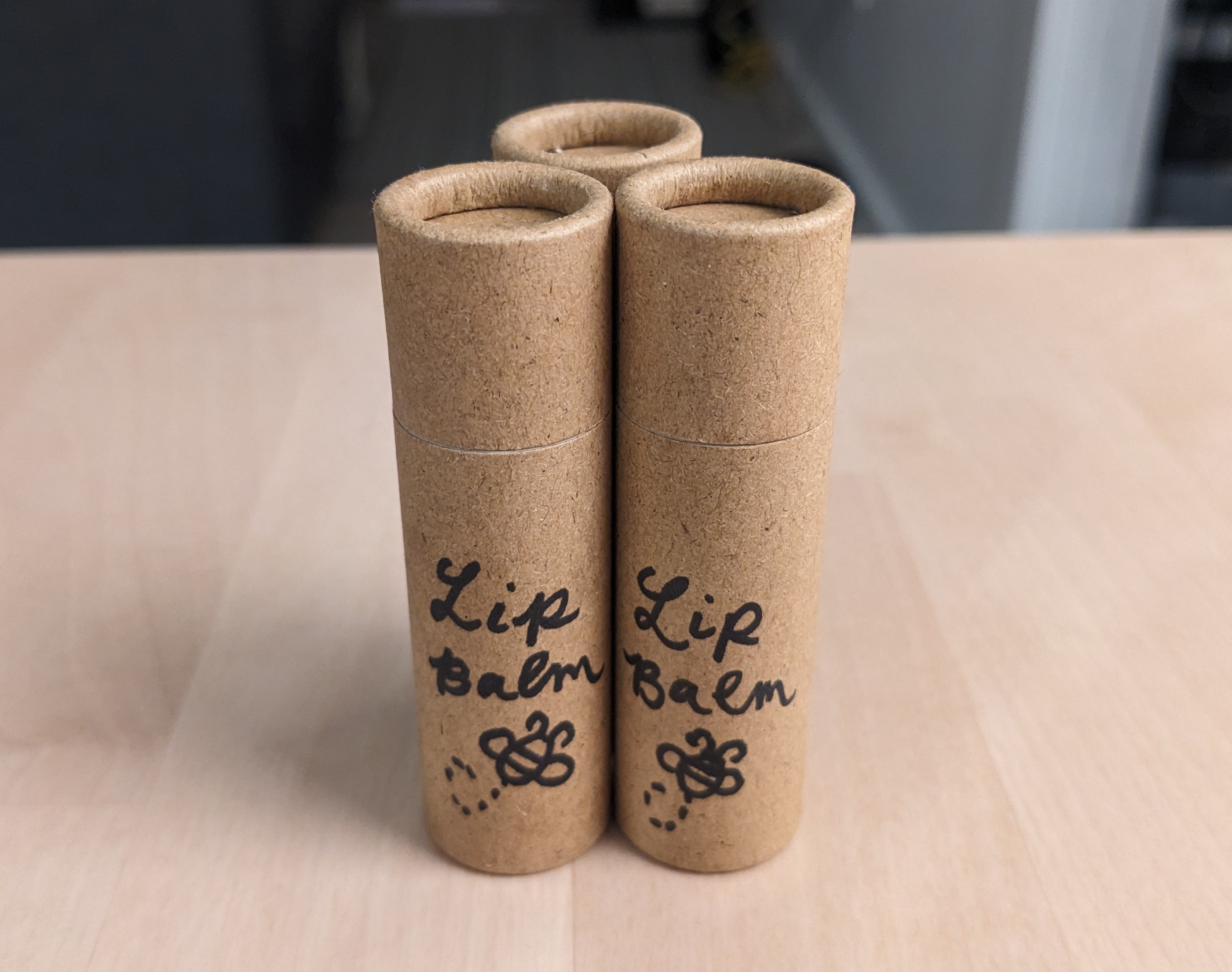 Simply Bee Lip Balm — biodegradable tube